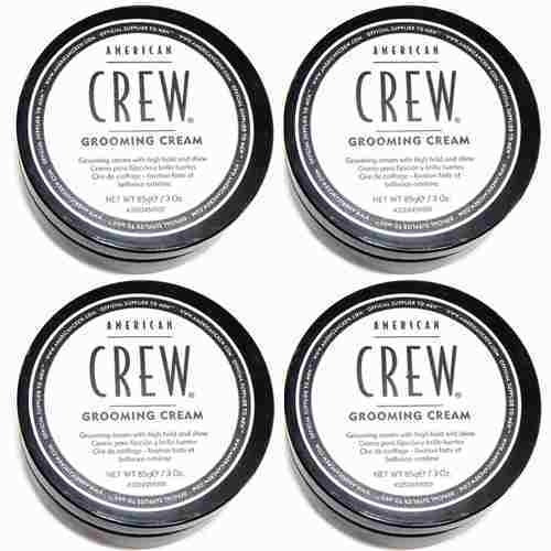 Cera American Crew Grooming Cream Fijación Brillo Fuerte X4