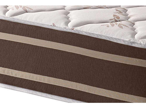 Colchão Casal Molas Ensacadas Duosono Df Pillow Marrom138x