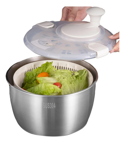 For Ensalada Giratoria Grande Secadora De Lechuga Secador