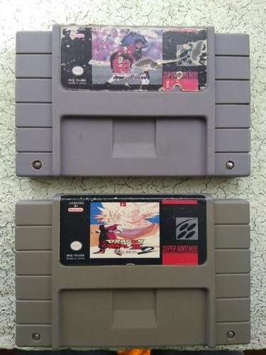 Lote Pequeño De Videojuegos Repro Para Super Nintendo (Usado)