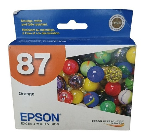 Cartucho De Tinta Epson 87 T087920 Orange Para Stylus R1900