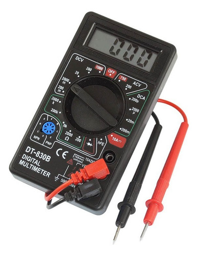 Multimetro Tester Digital Probador Voltaje Resistencia Dt830