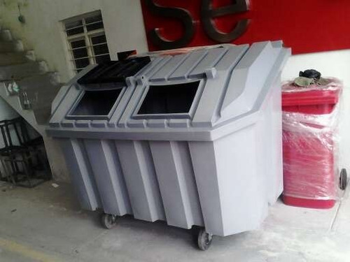 Contenedor Para Basura 2000 L Con Ruedas Residuos