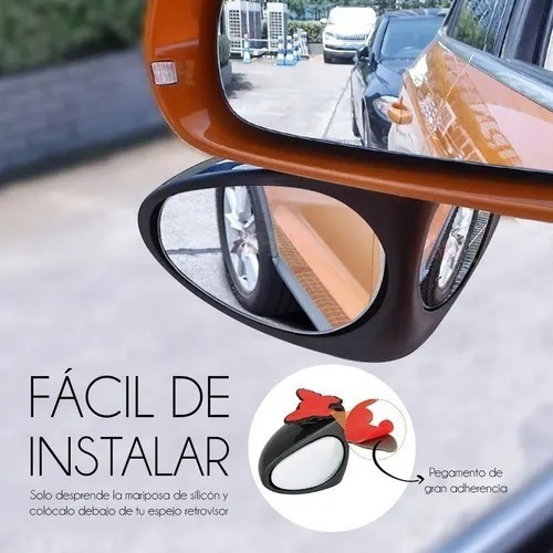 Imagen 6 de 9 de Espejo Punto Ciego Auto Moto Camión Doble Visión