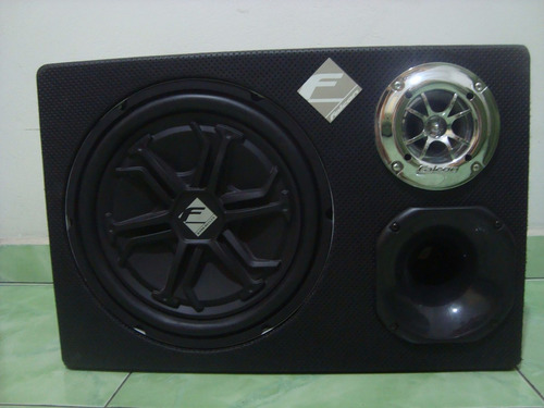 Caixa De Som Trio Falcon 350wrms Subwoofer 12 Polegadas