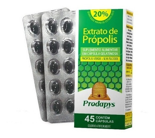 Imagem 1 de 4 de 2própolis Verde - 45 Caps - Suplemento Alimentar - S/ Alcool