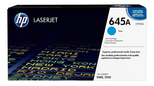 Toner Original Hp 645a Cian C9731a Laserjet 5500 5550