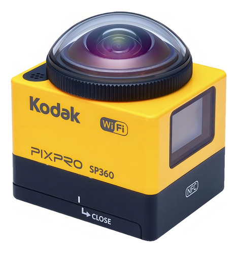 Cámara Kodak De Acción Pixpro Sp360 1080p 360º 214º Wifi Color Amarillo