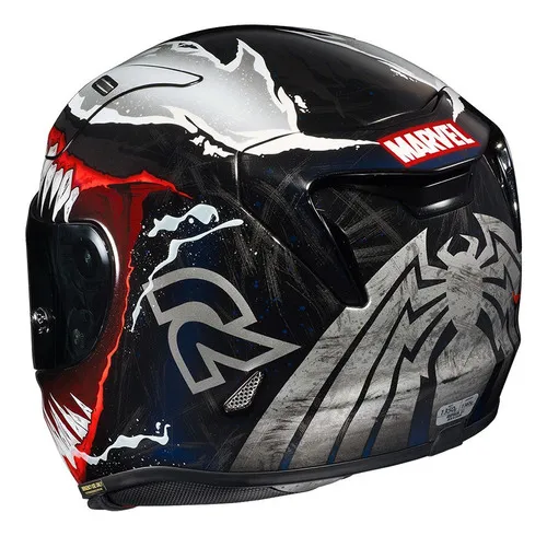 Casco Marvel Spider-Man Moto Hjc Rpha 11 Pro Venom 2