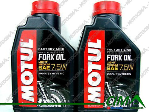 Imagen 2 de 2 de Aceite Bastones Amortiguador Motul 75w Fork Oil 1l Moto