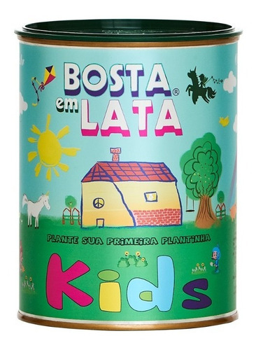 Imagem 1 de 3 de Kit Plantar Bosta Em Lata Kids - 330 G