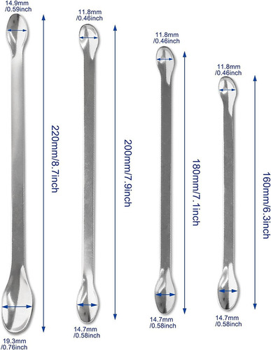 20 Piezas Cuchara Para Muestrio De Reactivos De Laboratorio