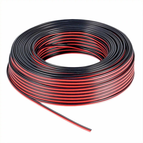 Cable Para Bafle 2 X 2.5 Mm Rojo Y Negro Rollo X Metro Pr