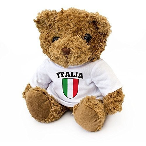 Nuevo - Italy Bandera Oso De Peluche - Lindo Y Cuddly 8jqya