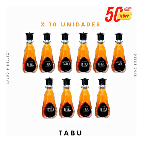 Tabú Loción Perfume Colonia X10 - mL a $2371