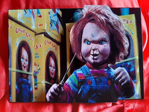 Chucky Cuadros 30 X 20 3d 4