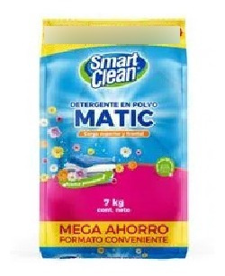 Detergente En Polvo Smart Clean Primavera400g(6unidad)-super