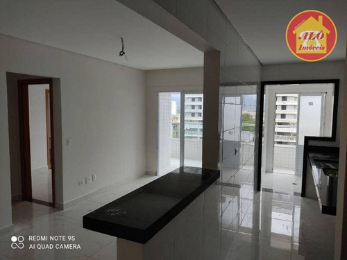 Imagem 4 de 15 de Apartamento À Venda, 63 M² Por R$ 380.000,00 - Caiçara - Praia Grande/sp - Ap6870