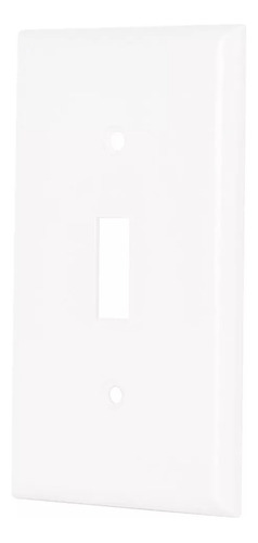 Placa De Abs Para Interruptor Vertical Standard Blanco Volte
