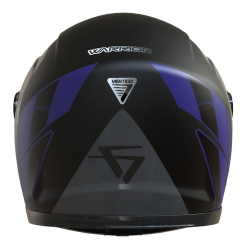 Imagen 2 de 9 de Casco Moto Vertigo V32 Warrior Mate Visor Cristal. Tienda Of