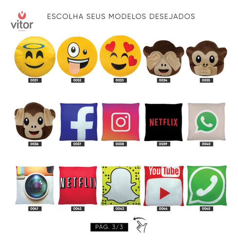 Emoji Pelúcia Kit 25 Peças - 28cm Atacado Almofada Bichinho Cor Variadas