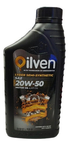 Aceite Semisintético 20w 50 Oilven