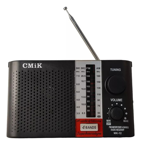 Radio Retro De Mesa Frecuencias Am/fm Pequeño Hogar Portable