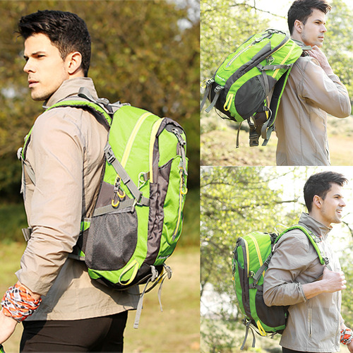Mochila De Viaje De 40 L Para Acampar, Senderismo, Portátil