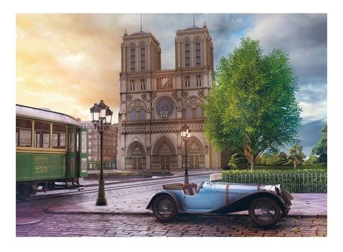 Imagem 2 de 2 de Quebra-cabeça Grow Catedral Notre -Dame 3745 de 2000 peças
