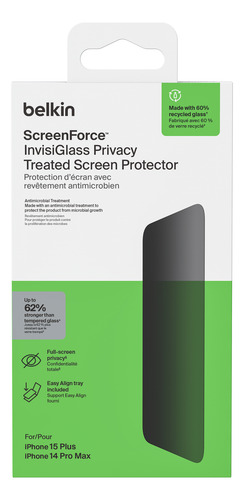 Mica De Privacidad Para Iphone 16 Plus Y 15 Plus Belkin