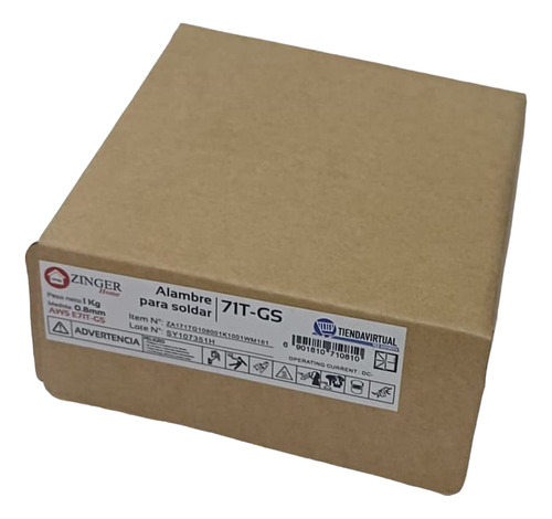 Alambre Soldar Migx 3kilos 0,8mm Diámetro Sin Gas Y71t-gs