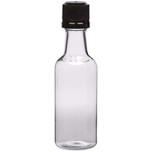 Botella Mini De Licor Transparente De 50 Ml (1.7 Oz) Ta...