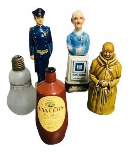 Botellas De Coleccion Porcelana Vintage /leer Descripción