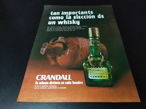 (pb319) Publicidad Clipping Perfume Colonia Crandall * 1972