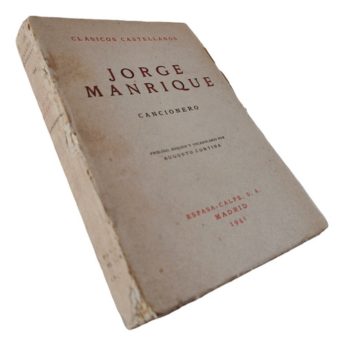 Jorge Manrique - Cancionero