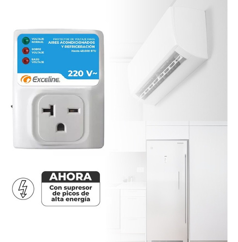 Protector De Voltaje Exceline Aires Acondicionados 48000btu