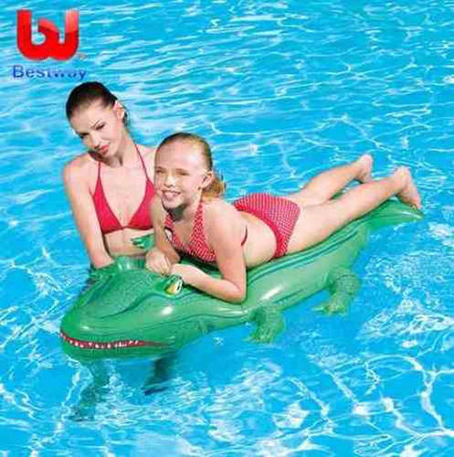 Imagen 2 de 5 de Cocodrilo Flotador Inflable Bestway 41010 Babymovil