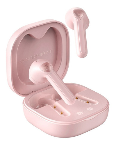 Imagen 1 de 6 de Auriculares in-ear gamer inalámbricos Soundpeats TWS TrueAir 2 pink