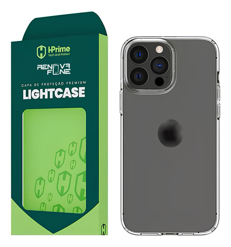 Capa Capinha Case Hprime Lightcase Transparente Para iPhone 15 Pro