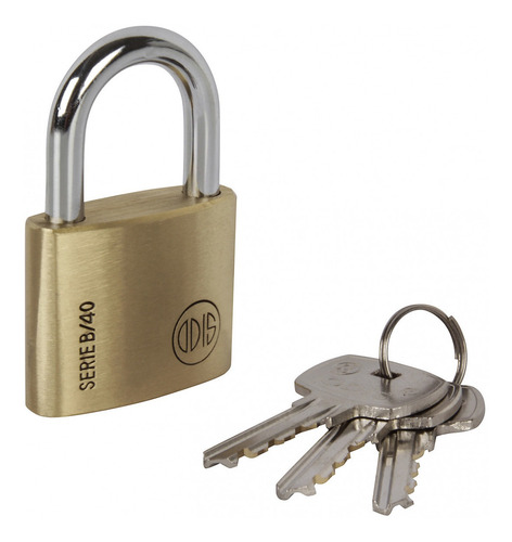 Candado Igualado B40 4 Llaves Odis-mimbral