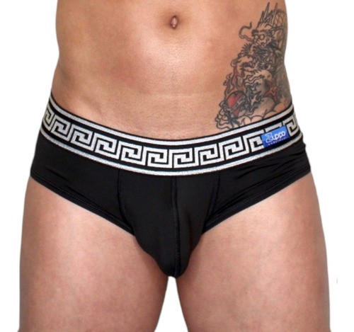 Boxer Corto Boxer Para Hombre Grecas Sexy Brief Zuppo Calzon