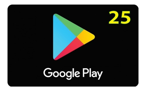 Google Play Play Store Android Gpay Código Usa 25