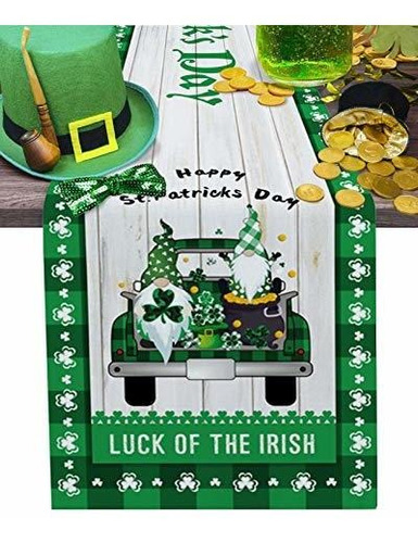 St. Patrick's Day Gnome Truck 72 Pulgadas De Largo Vpznn
