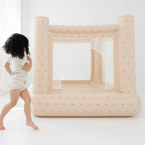 Mini Castillo Inflable De Arcoíris De Pvc De Alta Calidad