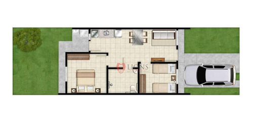 Imagem 4 de 5 de Casa Com 2 Dormitórios À Venda, 39 M² Por R$ 128.000 - Jardim Betânia - Cachoeirinha/rs - Ca0989
