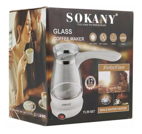 Imagen 2 de 3 de Mini Hervidor Tetera Para Café Te Agua 600 W 500 Ml