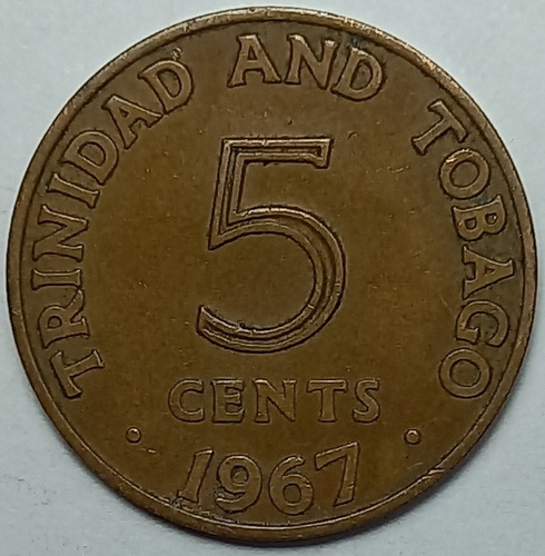 Trinidad Y Tobago - 5 Cents 1967 - Km 2 (ref C1)