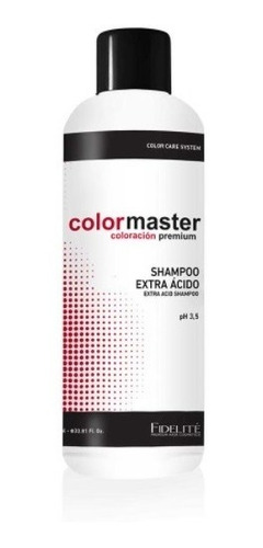 Shampoo Extra Acido Fidelite Color Master X 1 Lt Ph 3.5