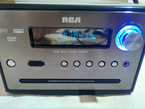 Cuerpo Central Minicomponente Rca Rs2202ar Sin Parlantes (Usado)