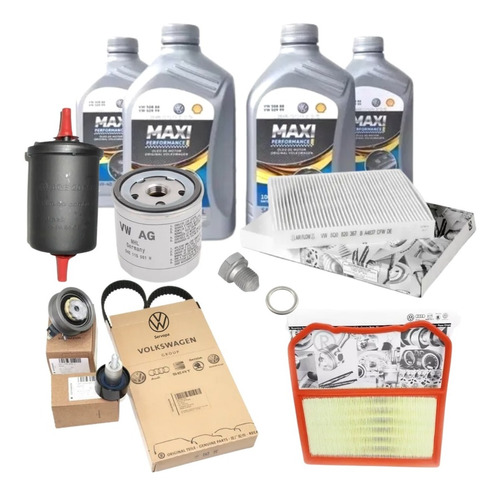 Kit Revisão + Correias  Gol Polo Voy 1.0 3 Cilindros Mpi Vw